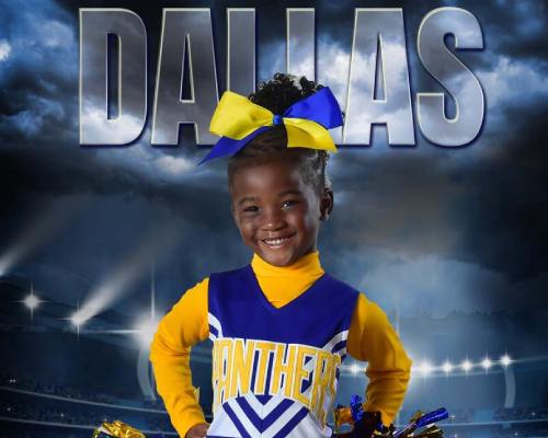  Dallas Cowboys young cheerleader girl